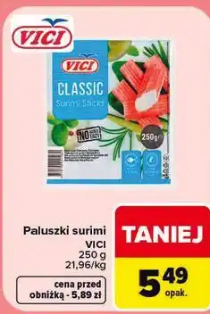 Carrefour Paluszki surimi Vici Classic oferta