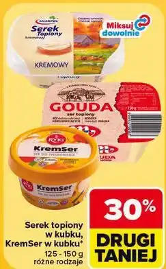 Carrefour Serek topiony w kubku / KremSer w kubku oferta