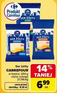 Carrefour Ser żółty Carrefour Classic w kostce oferta