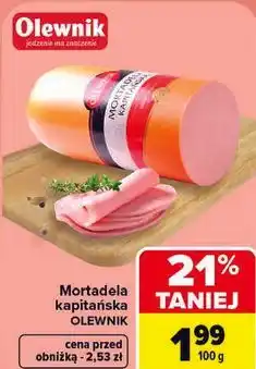 Carrefour Mortadela kapitańska Olewnik oferta
