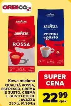 Carrefour Kawa mielona Lavazza Qualità Rossa, Espresso, Crema e Gusto, Crema e Gusto Dolce oferta
