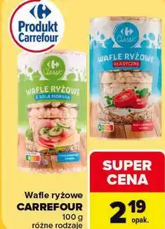 Carrefour Wafle ryżowe Carrefour oferta