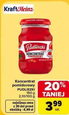 Carrefour Koncentrat pomidorowy Pudliszki oferta