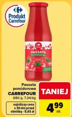 Carrefour Passata pomidorowa Carrefour Classic oferta