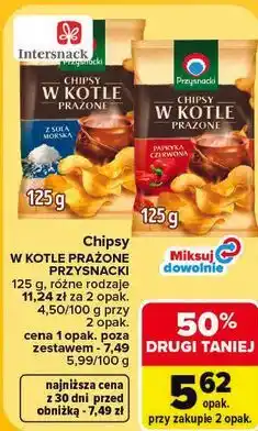 Carrefour Chipsy w kotle prażone Przysnacki oferta