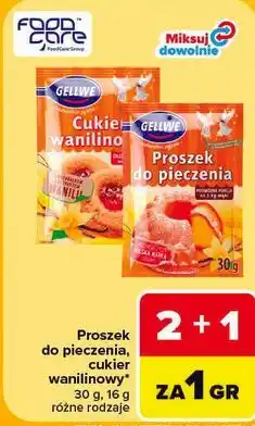 Carrefour Proszek do pieczenia, cukier wanilinowy Gellwe oferta