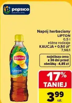 Carrefour Napój herbaciany Lipton oferta