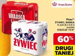 Carrefour Piwo Żywiec, Warka oferta