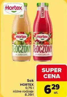 Carrefour Sok tłoczony Hortex oferta