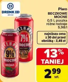 Carrefour Piwo Beczkowe Mocne oferta