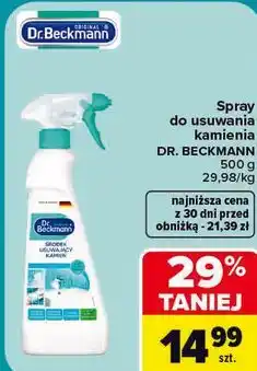 Carrefour Spray do usuwania kamienia Dr. Beckmann oferta