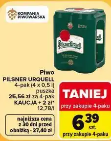 Carrefour Piwo Pilsner Urquell oferta