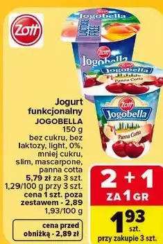 Carrefour Jogurt funkcjonalny Jogobella oferta