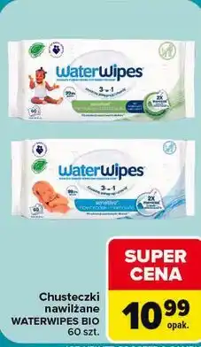 Carrefour Chusteczki nawilżane WaterWipes Bio 60 szt oferta
