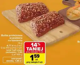Carrefour Bułka proteinowa wypiekana na kamieniu oferta