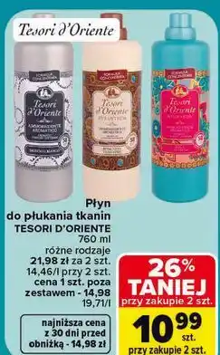 Carrefour Płyn do płukania tkanin Tesori d'Oriente oferta