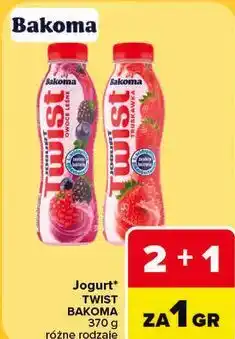 Carrefour Jogurt Twist Bakoma oferta