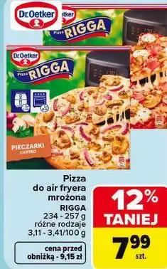Carrefour Pizza do air fryera mrożona Rigga Dr. Oetker oferta