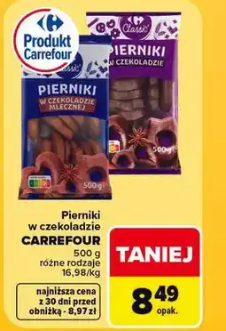 Carrefour Pierniki w czekoladzie CARREFOUR oferta