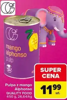 Carrefour Pulpa z mango Alphonso Quality Food oferta