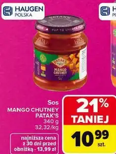 Carrefour Sos Mango Chutney Patak's oferta