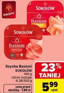 Carrefour Szynka Basiuni Sokołów oferta