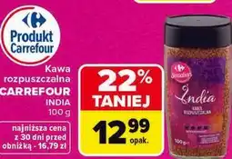 Carrefour Kawa rozpuszczalna Carrefour India oferta