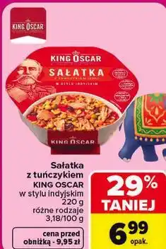 Carrefour Sałatka z tuńczykiem KING OSCAR w stylu indyjskim oferta