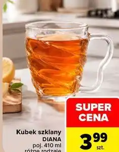 Carrefour Kubek szklany DIANA oferta