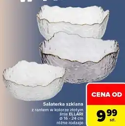 Carrefour Salaterka szklana Ellari oferta