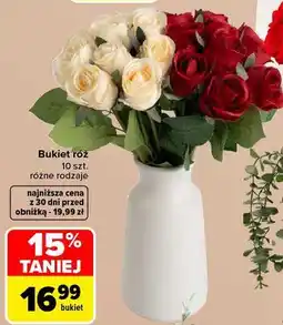 Carrefour Bukiet róż 10 szt oferta