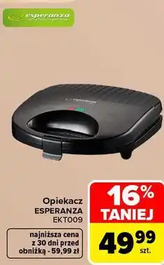 Carrefour Opiekacz Esperanza EKT009 oferta