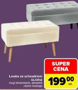 Carrefour Ławka ze schowkiem GLORIA oferta