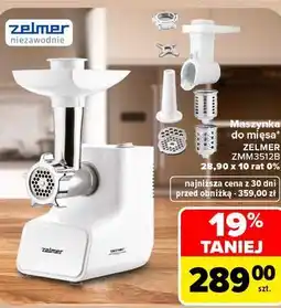 Carrefour Maszynka do mięsa Zelmer ZMM3512B oferta