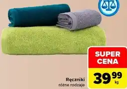 Carrefour Ręczniki różne rodzaje TEX oferta