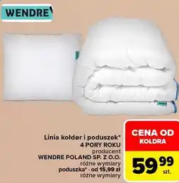 Carrefour Kołdra 4 PORY ROKU Wendre oferta