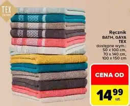 Carrefour Ręcznik BATH, GAYA TEX oferta