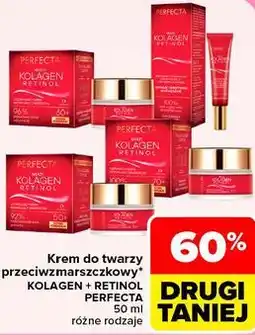 Carrefour Krem do twarzy przeciwzmarszczkowy Perfecta Kolagen + Retinol oferta