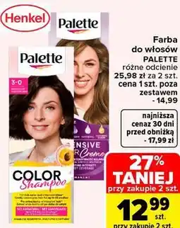 Carrefour Farba do włosów Palette oferta