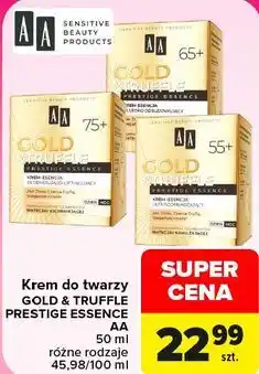 Carrefour Krem do twarzy AA Gold & Truffle Prestige Essence oferta