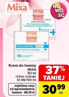 Carrefour Krem do twarzy Mixa Hyalurogel oferta