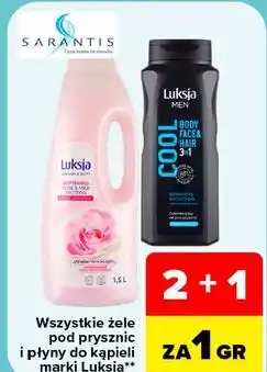 Carrefour Wszystkie żele pod prysznic i płyny do kąpieli marki Luksja oferta