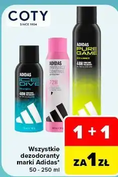 Carrefour Wszystkie dezodoranty marki Adidas oferta