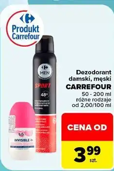 Carrefour Dezodorant damski, męski CARREFOUR oferta