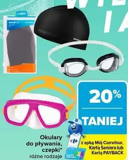 Carrefour Okulary do pływania, czepki oferta