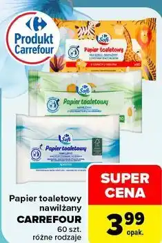 Carrefour Papier toaletowy nawilżany Carrefour oferta