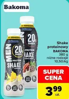 Carrefour Shake proteinowy Bakoma oferta