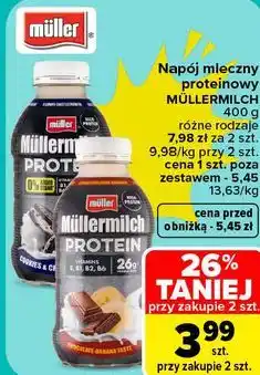 Carrefour Napój mleczny proteinowy Müllermilch oferta
