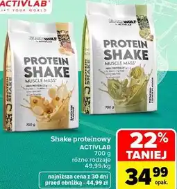 Carrefour Shake proteinowy ACTIVLAB różne rodzaje oferta