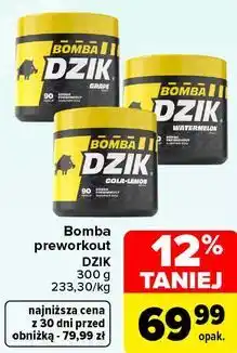 Carrefour Bomba preworkout DZIK oferta